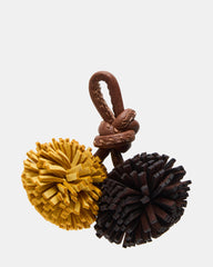 AZIEL SNEAKER & POM SHOE CHARM BROWN/MULTI BUNDLE