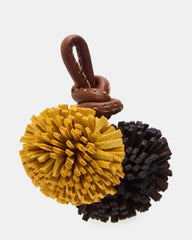 AZIEL SNEAKER & POM SHOE CHARM BROWN/MULTI BUNDLE