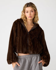MAVIS JACKET WOLF BROWN