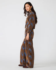 DOVE JACKET TEAL PAISLEY