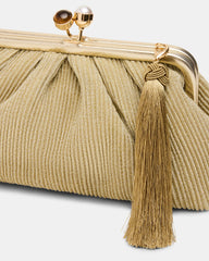 MARISOL BAG GOLD PLISSE