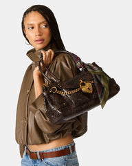 SAVANAH BAG BROWN MULTI