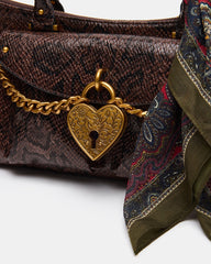SAVANAH BAG BROWN MULTI