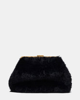 SEFINA FAUX FUR BAG BLACK