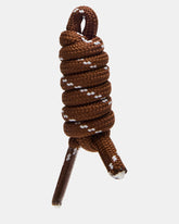 CORD SHOE CHARM BROWN