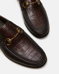 BROOKLYN BROWN CROCODILE