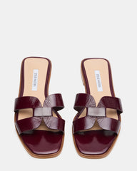 HADYN2.0 BURGUNDY LEATHER