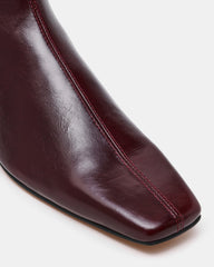 ZAMI DARK CHERRY LEATHER