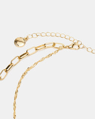 WATCH PENDANT NECKLACE GOLD