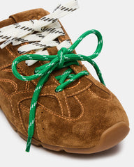 AZIEL MULE SNEAKER & SHOELACE GREEN BUNDLE