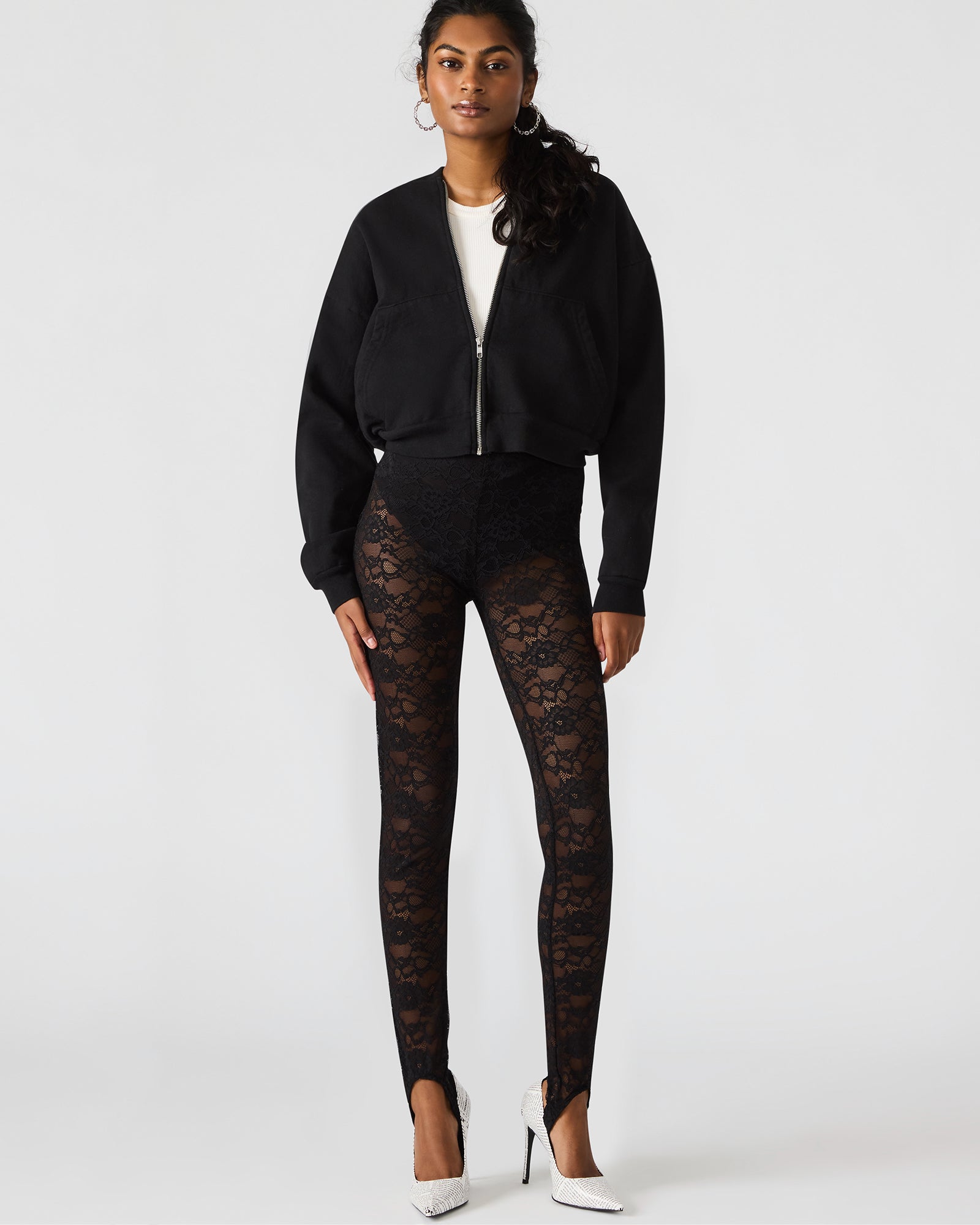 SANDRINE PANT BLACK LACE