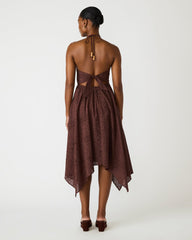 DALINA DRESS WALNUT