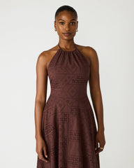 DALINA DRESS WALNUT