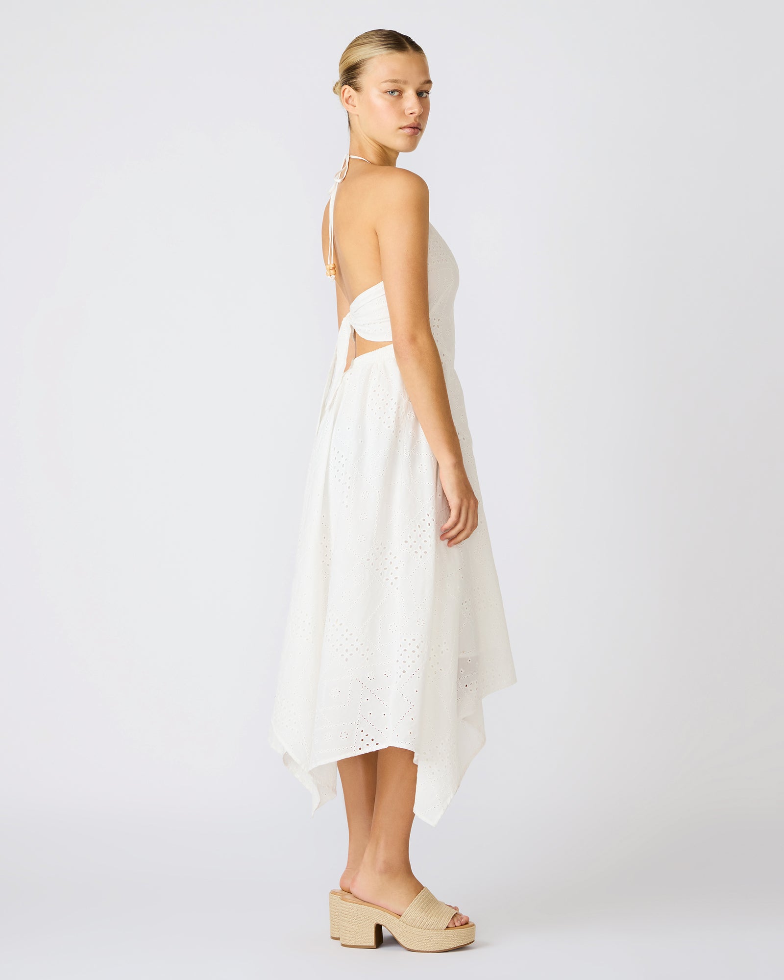 DALINA DRESS BIRCH WHITE