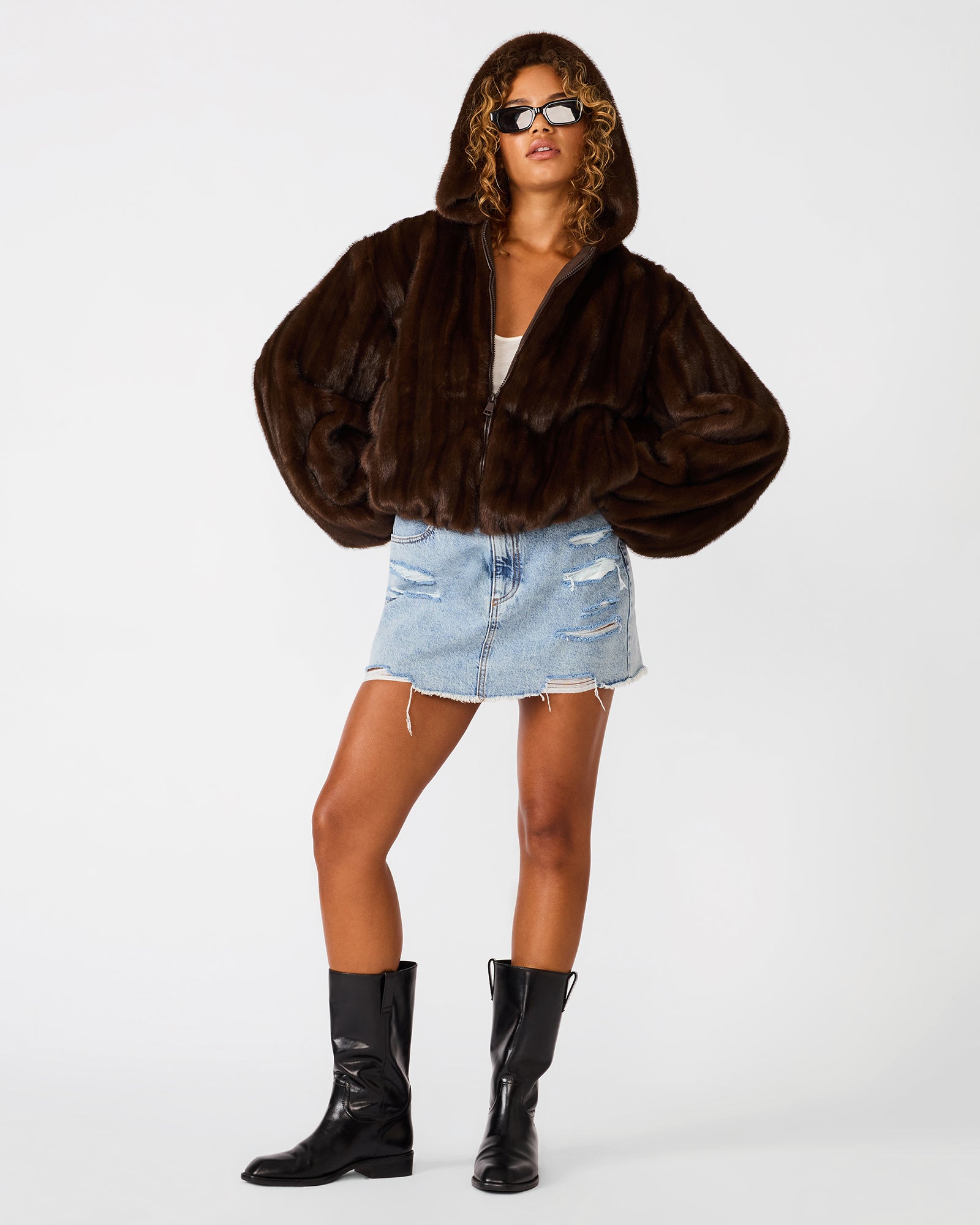 MAVIS JACKET WOLF BROWN