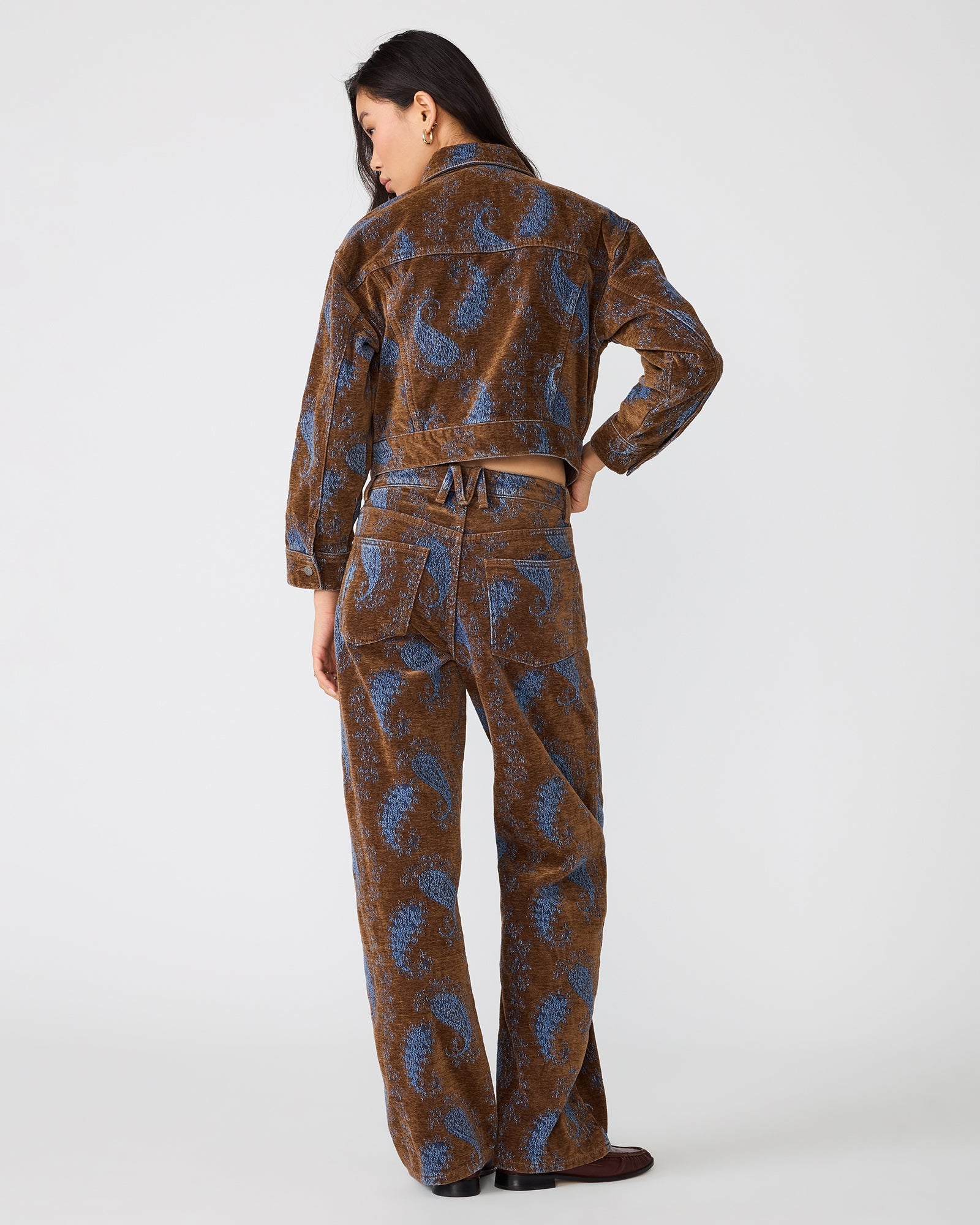 DOVE JACKET TEAL PAISLEY