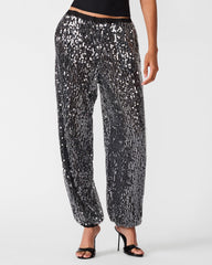 TIFFANEE PANT BLACK SEQUIN