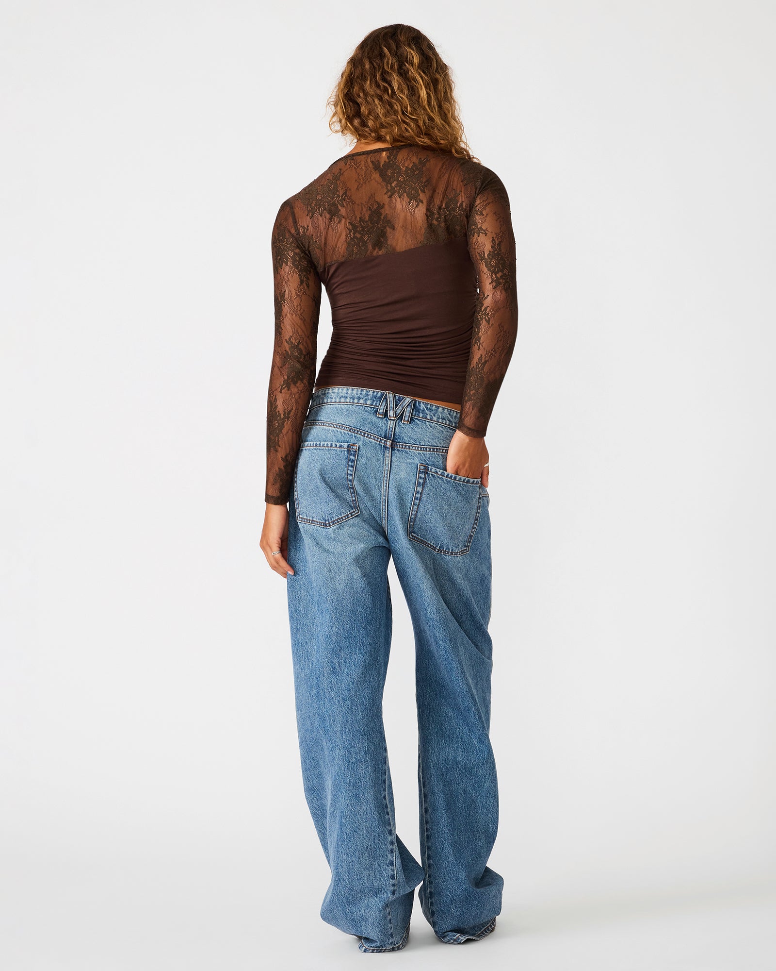 REESE KNIT TOP DARK ESPRESSO