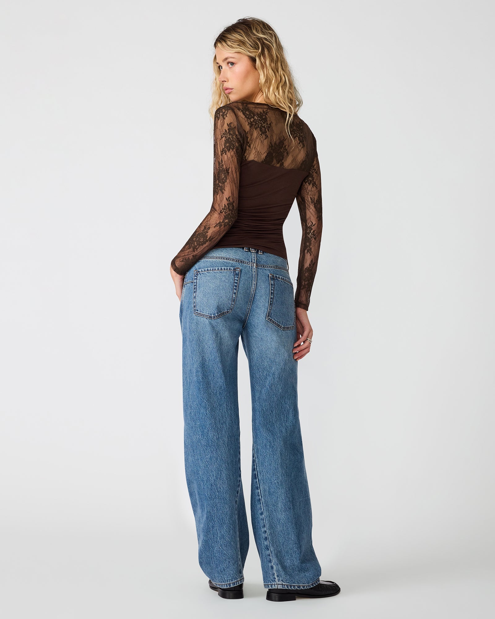 REESE KNIT TOP DARK ESPRESSO