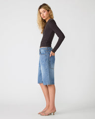 SELINE KNIT TOP DARK ESPRESSO