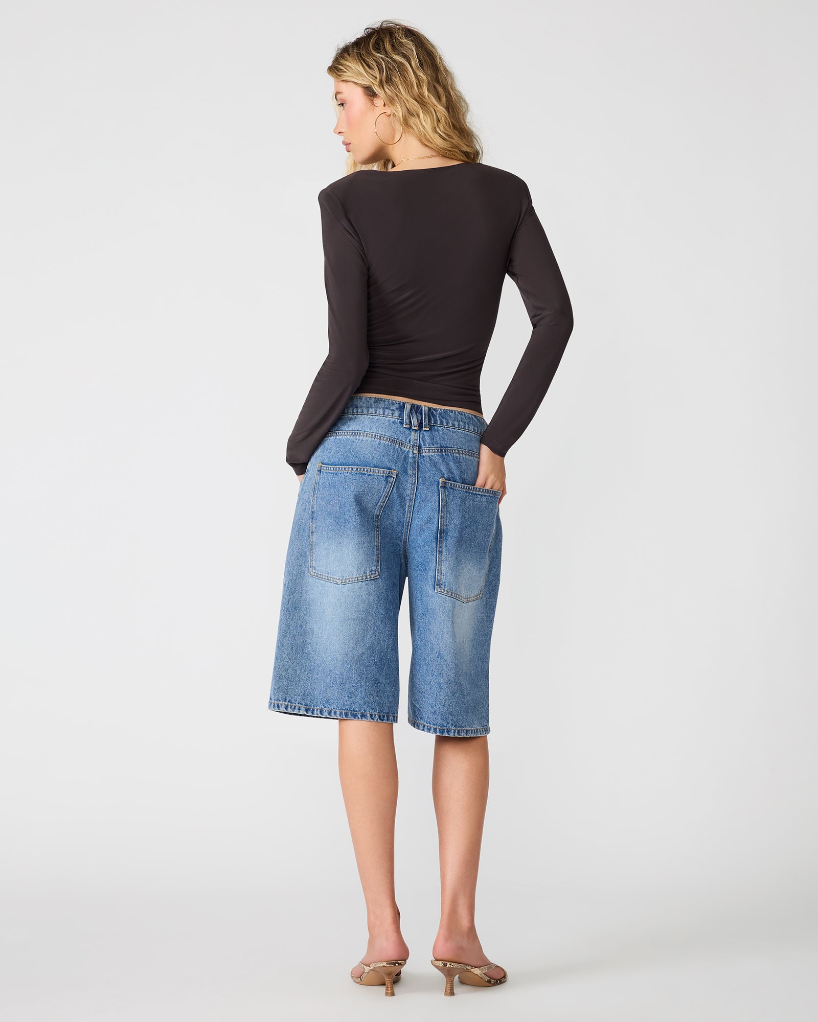 SELINE KNIT TOP DARK ESPRESSO