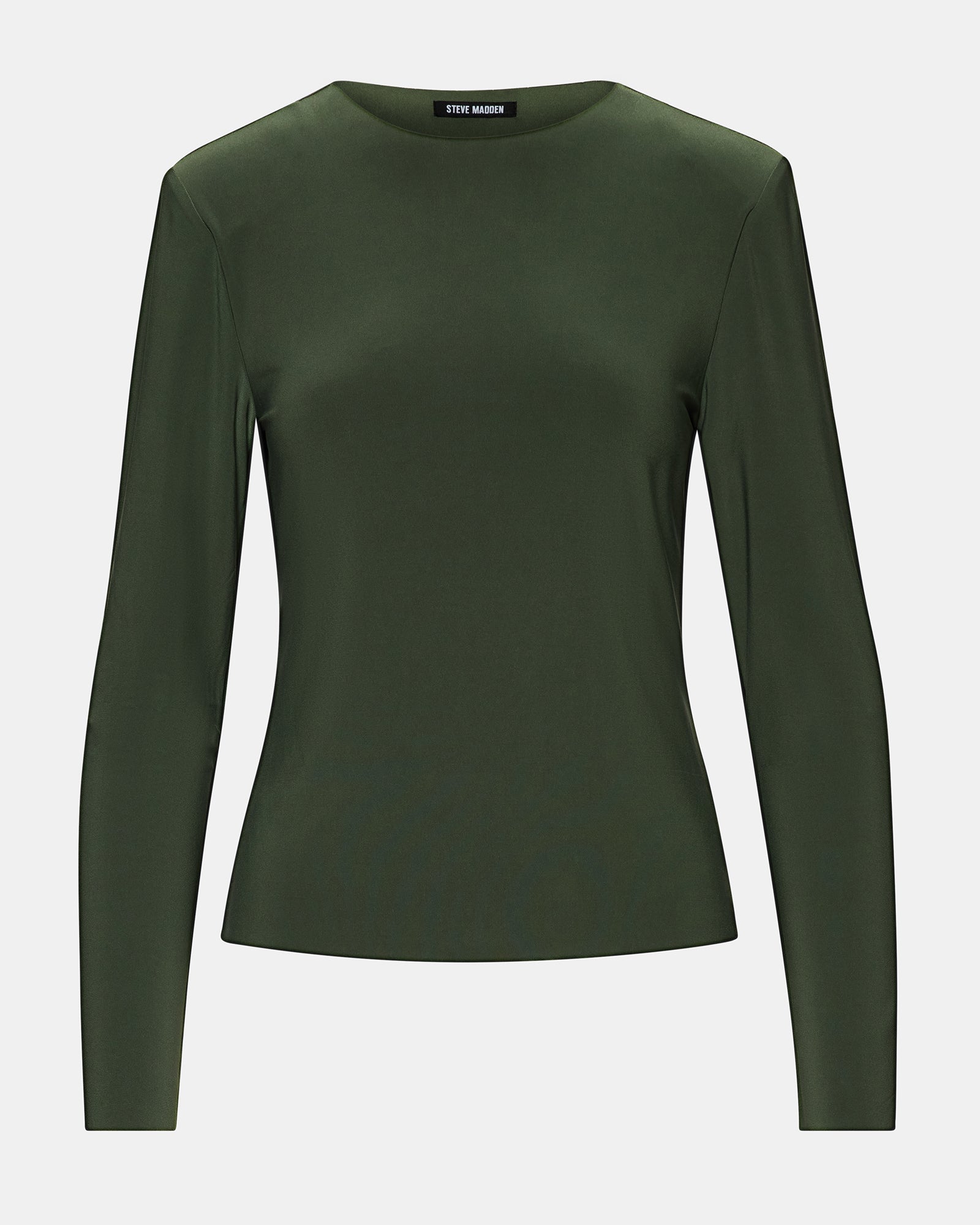 SELINE KNIT TOP DARK OLIVE