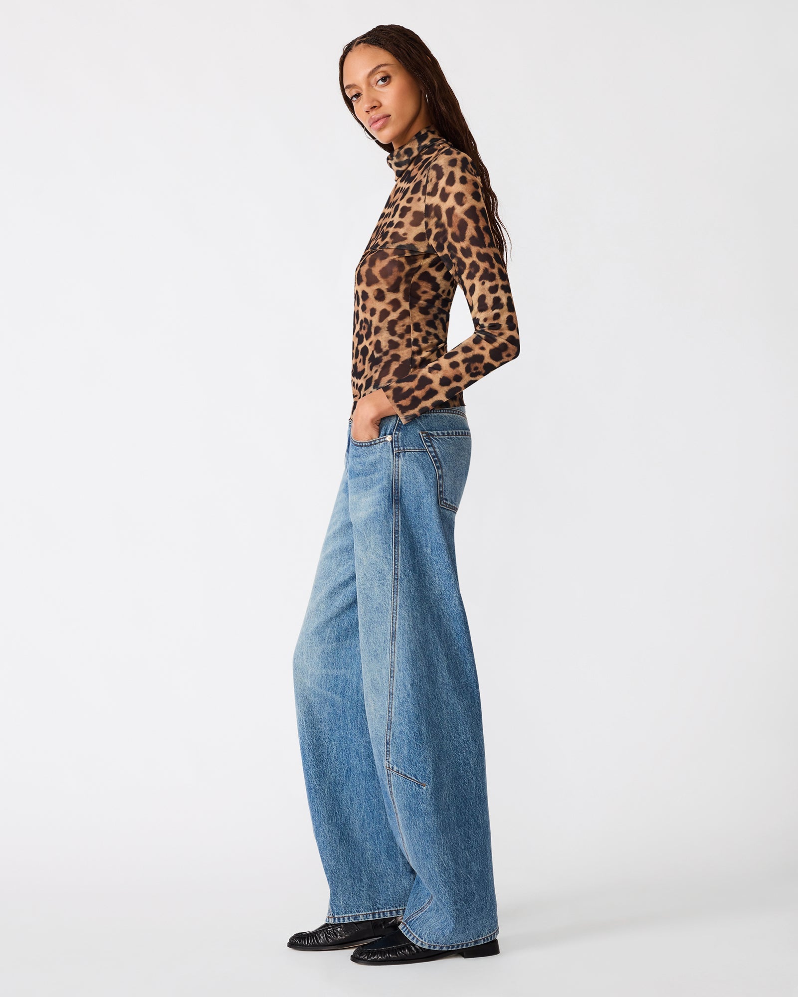 TEAGHAN TOP HOT SPOTS PRINT