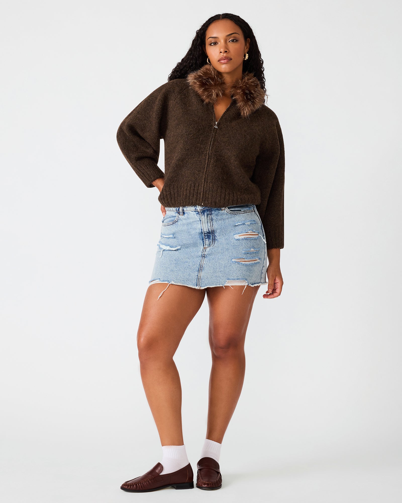 ODESSA SWEATER DARK ESPRESSO