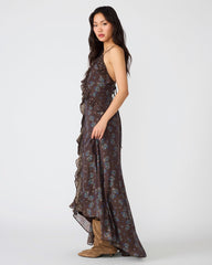 ROSELYN DRESS DARK ESPRESSO