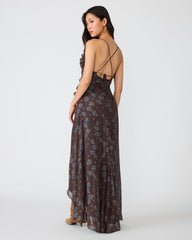 ROSELYN DRESS DARK ESPRESSO