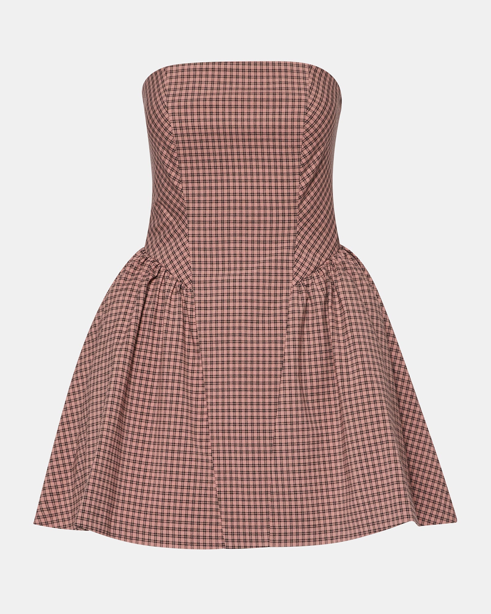 PAULINNA DRESS BLUSH PLAID