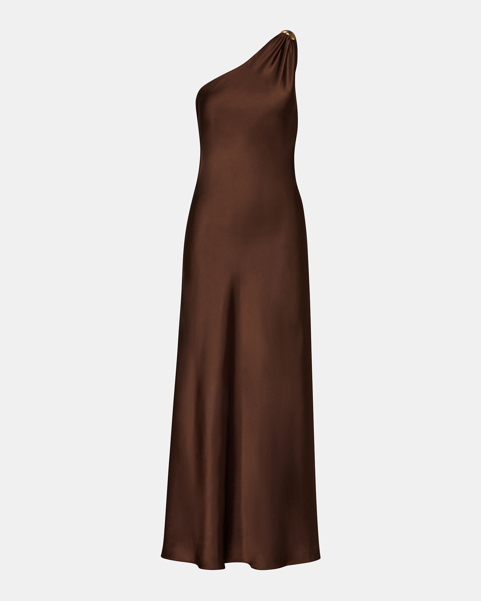 AURORAH DRESS SHAVED CHOCOLATE