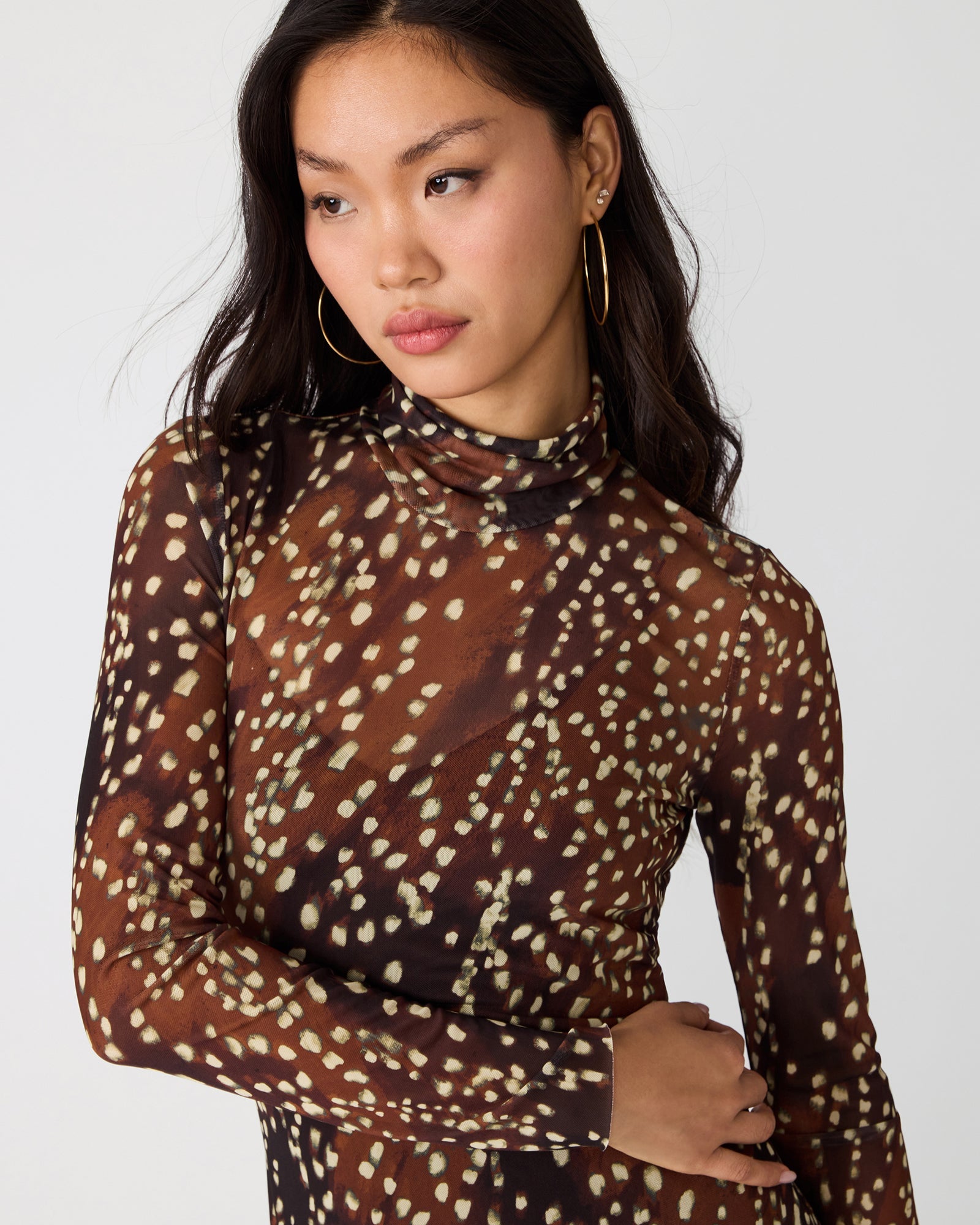 VIVARA DRESS SMOKEY BROWN