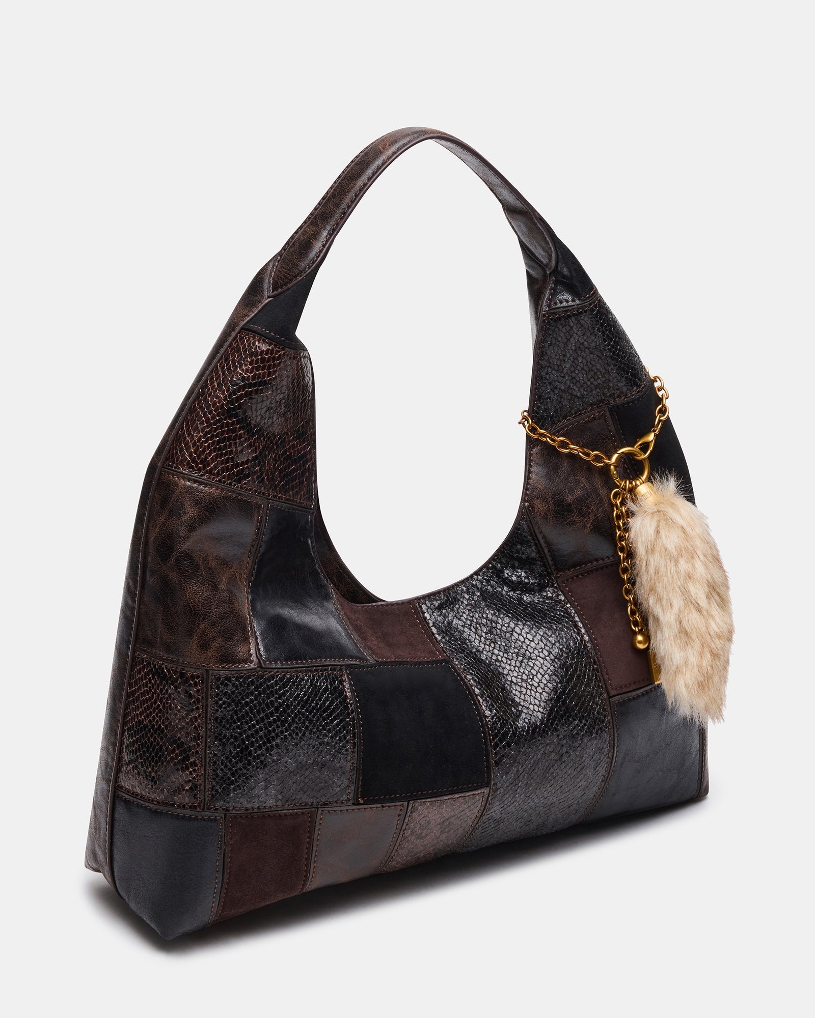 AURRA PATCHWORK BAG DARK MULTI