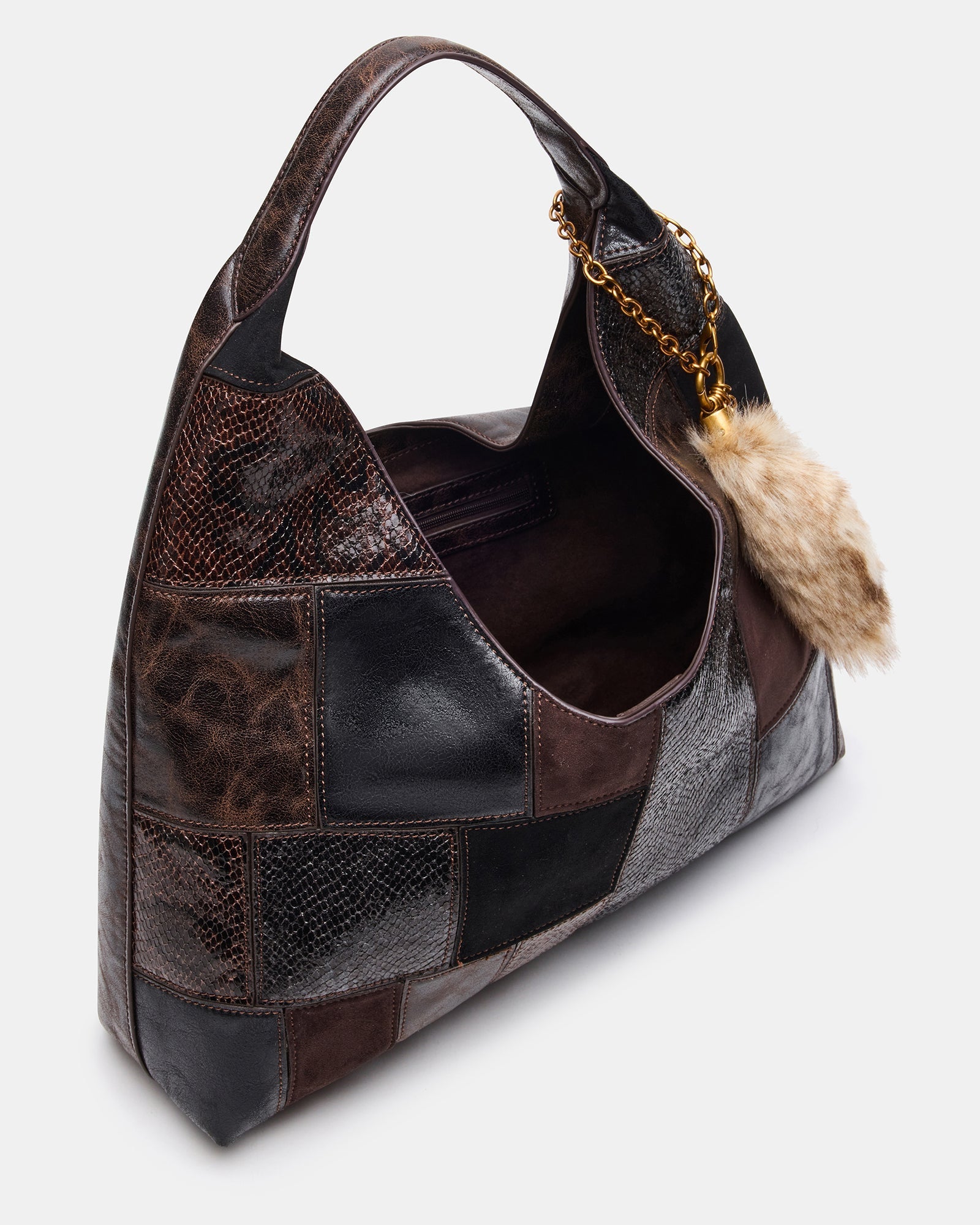 AURRA PATCHWORK BAG DARK MULTI