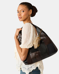 AURRA PATCHWORK BAG DARK MULTI