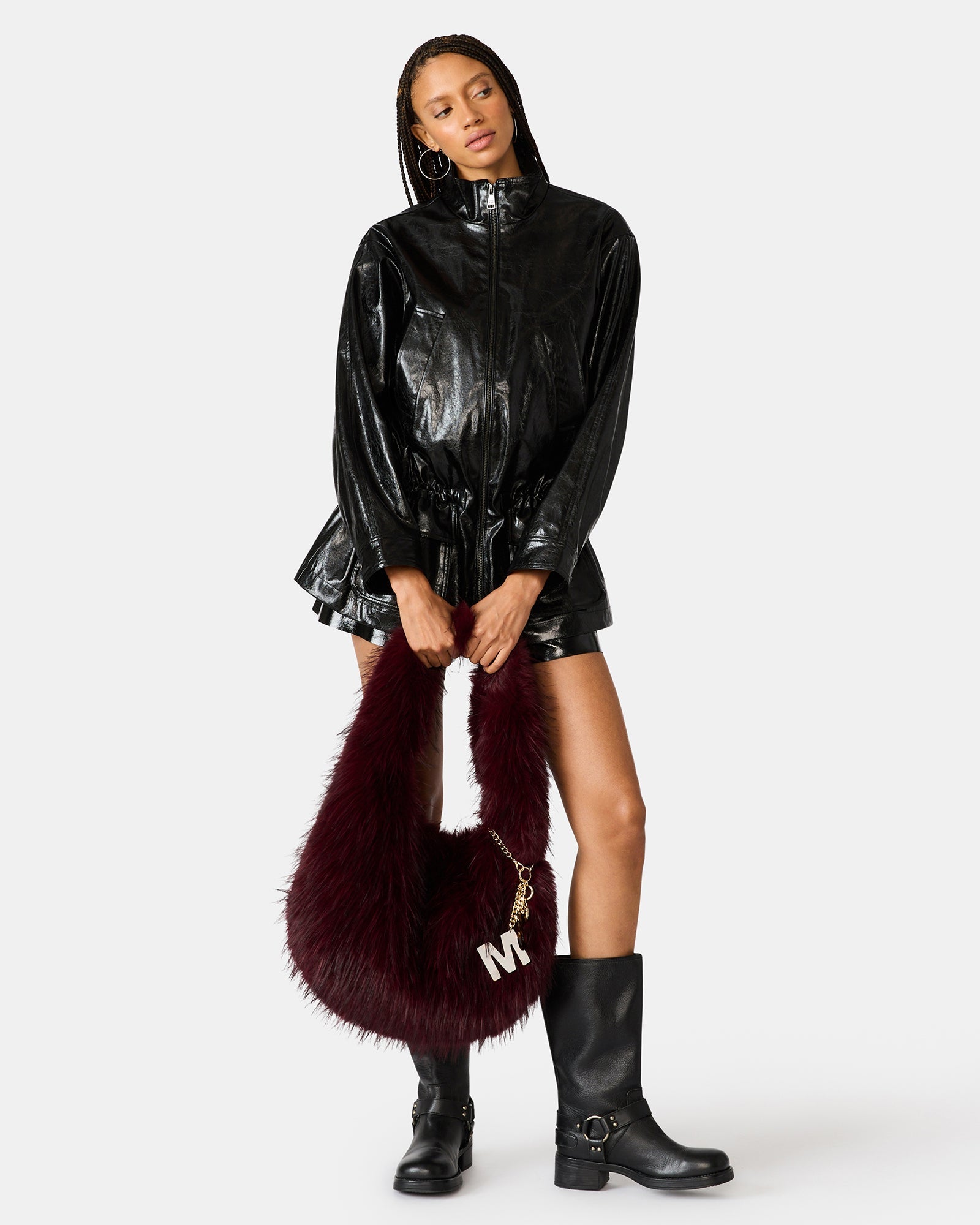 ICONIC BAG DARK CHERRY