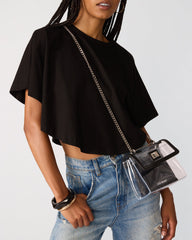 SCOOP BAG BLACK
