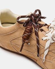 CORD SHOE CHARM BROWN