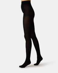 2 PACK LARGE LACE OPENWORK TIGHTS BLACK