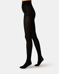 2 PACK LARGE LACE OPENWORK TIGHTS BLACK
