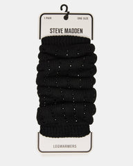 1 PACK CHUNKY CABLE LEG WARMERS BLACK