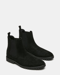 AUGUST BLACK SUEDE