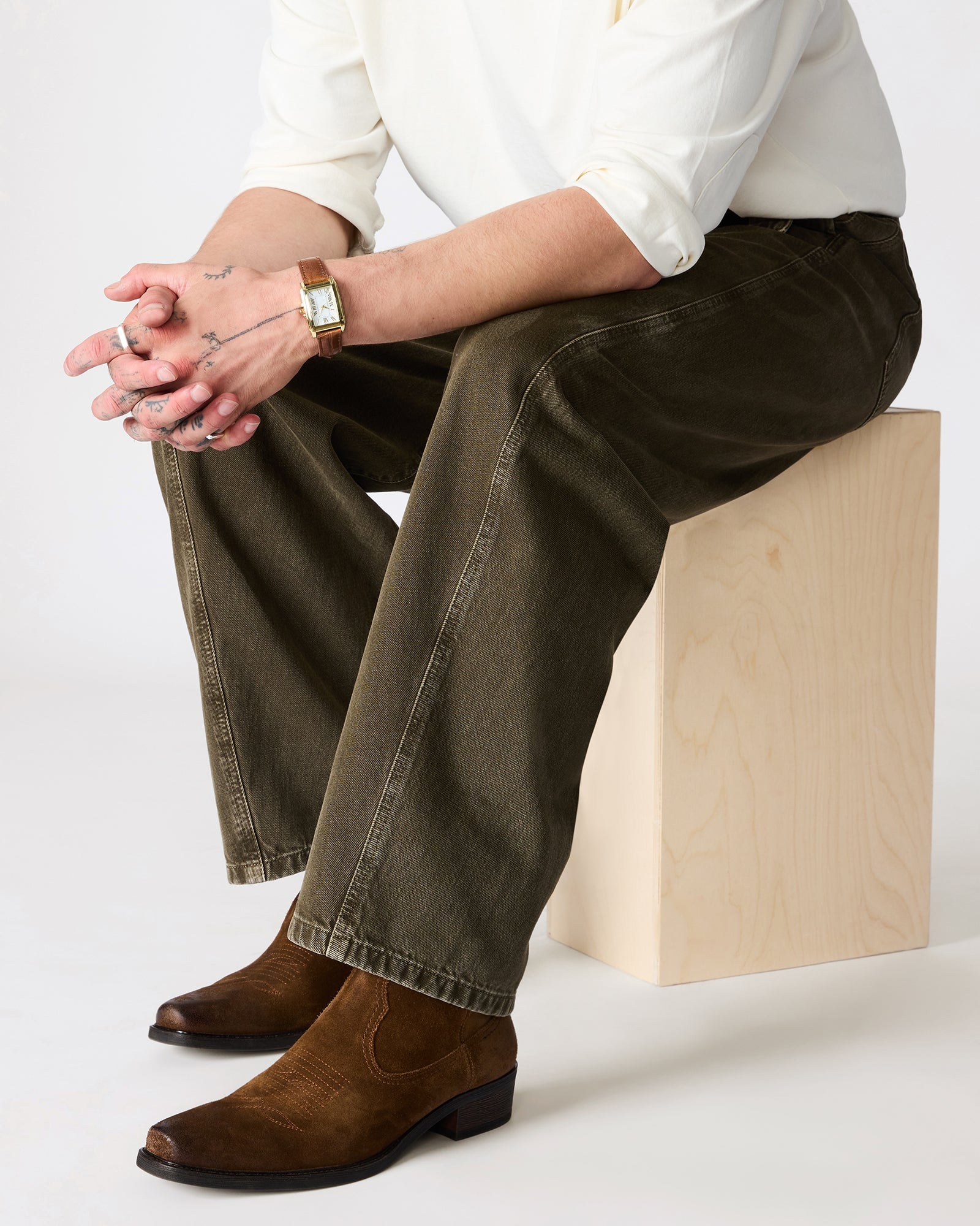 SANDERSON TAN SUEDE