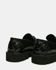 VINCENZO BLACK LEATHER