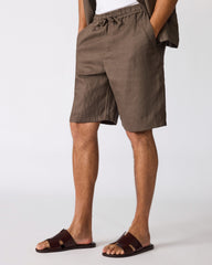 YUSSUF BROWN LEATHER