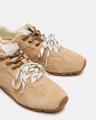 AZIEL SNEAKER & SHOELACE BROWN BUNDLE