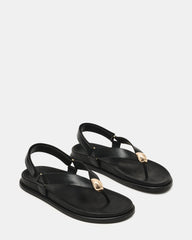 ELVIA BLACK LEATHER