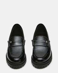 MIRAN BLACK LEATHER